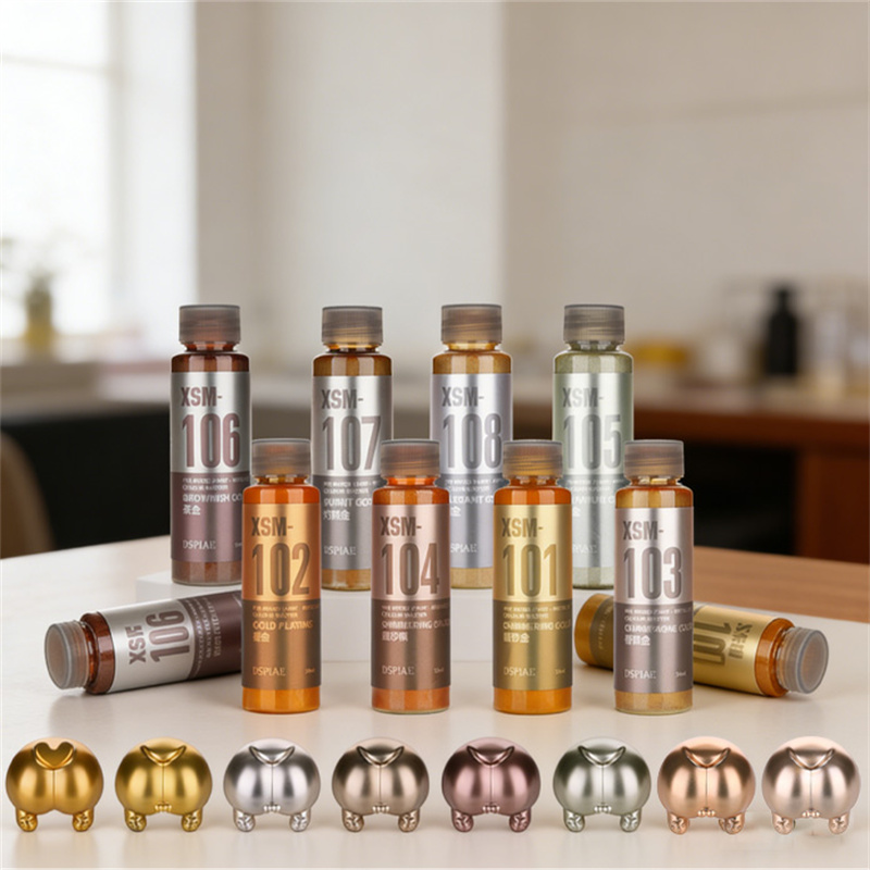 Metallic Spray Paint - DSPIAE XSM สีเมทัลลิกสูตรน้ำ 50 มล. สำหรับงานโมเดล