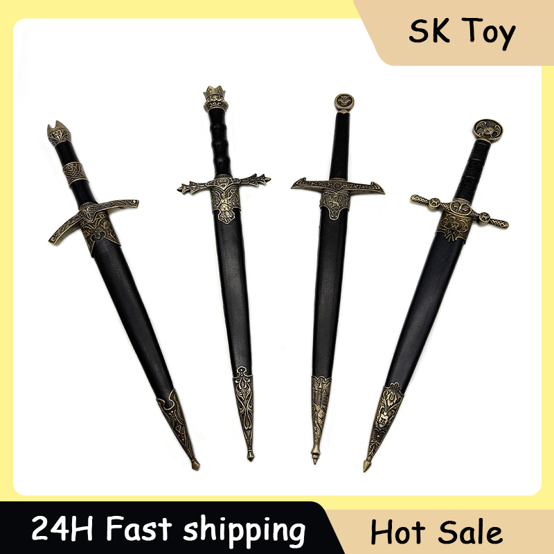 Cosplay Prop Knife - ดาบคอมมานด์ 35 ซม. ดาบอัศวินตะวันตก ดาบตกแต่ง งานฝีมือ