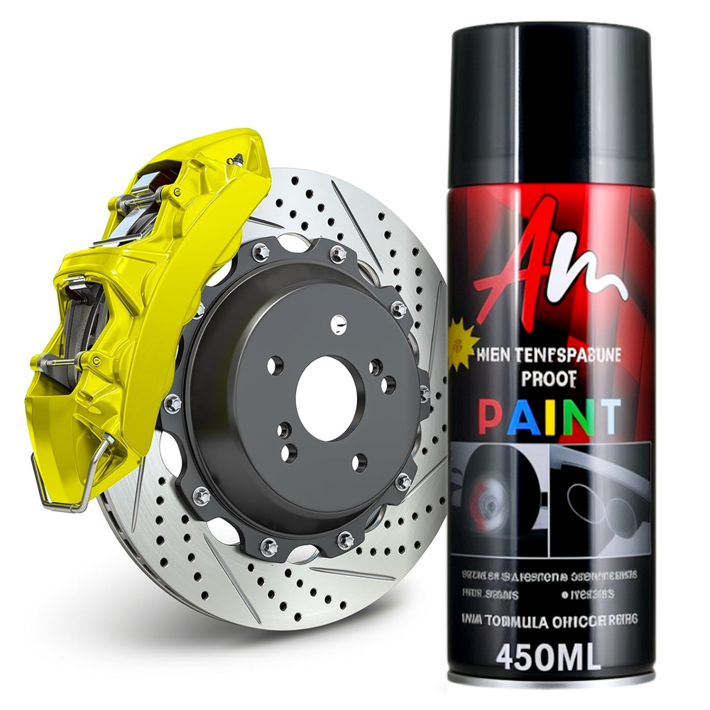 Metallic Spray Paint - DIY สีคาลิปเปอร์เบรค 2K สเปรย์สเปรย์สามารถเคลือบเงา Glamour Finish