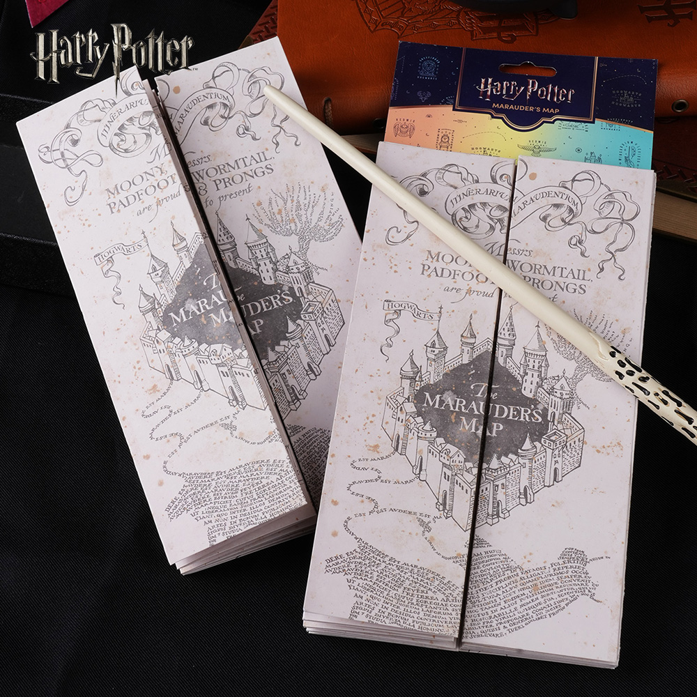 Prop For Cosplay - แผนที่โรงเรียนเวทมนตร์ของมารอดเดอร์ 1 ชิ้น อุปกรณ์ประกอบคอสเพลย์ ของสะสมจากภาพยนตร์/อนิเมะ ของตกแต่งห้อง