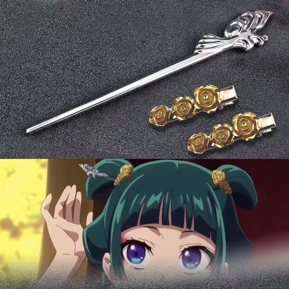 Cosplay Floating Prop - Apothecary ไดอารี่โลหะผสม Hairpins อะนิเมะคอสเพลย์สไตล์อุปกรณ์เสริมผม Props Headwear