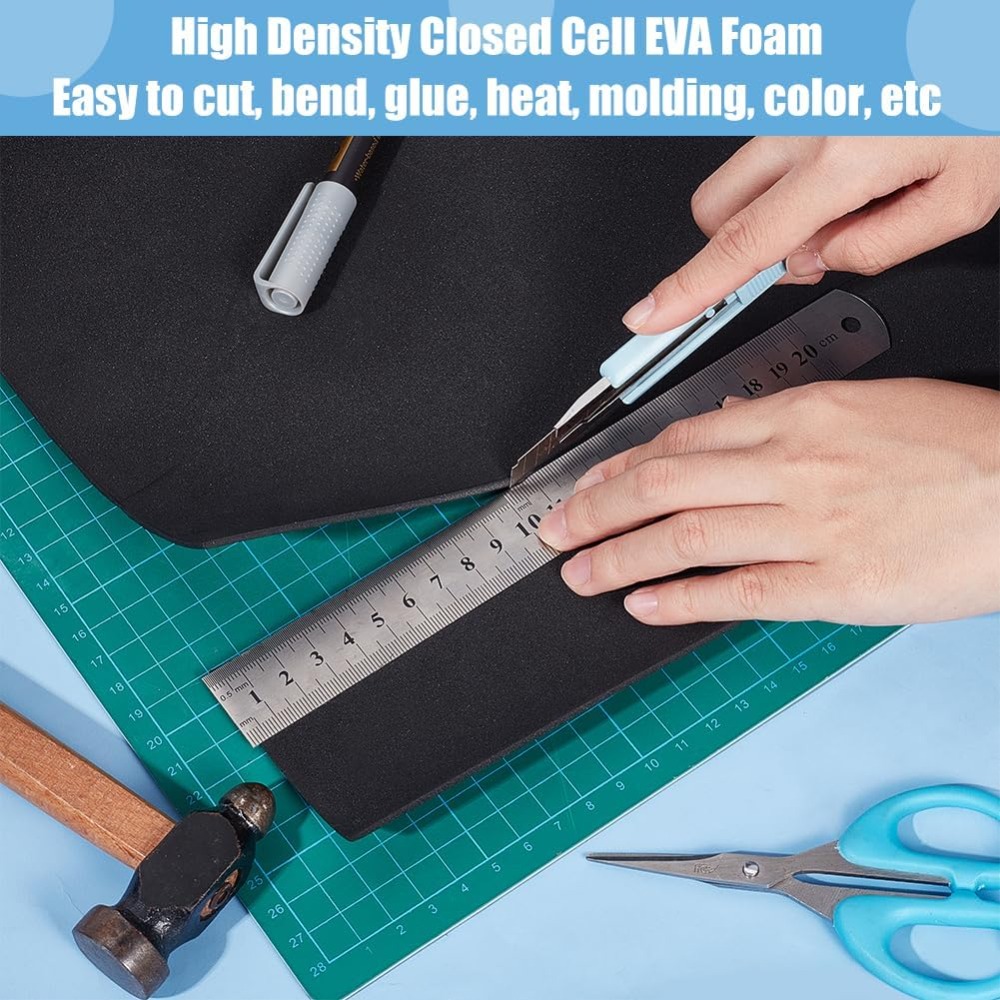 แผ่นโฟม EVA สีดำ 300x2 มม. 3 ม - Craft Foam Roll บทวิจารณ์และราคา
