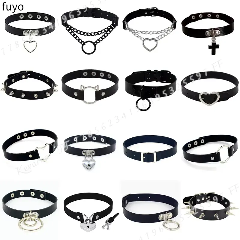 โชคเกอร์หนังสไตล์พังก์สุดเซ็กซ - Magnetic Clasp Cosplay บทวิจารณ์และราคา