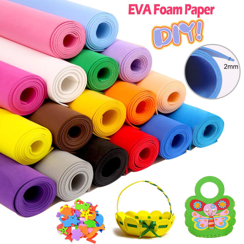 แผ่นโฟม EVA สีสันสดใสหนา 2 มม. - Cosplay Props Eva Foam บทวิจารณ์และราคา