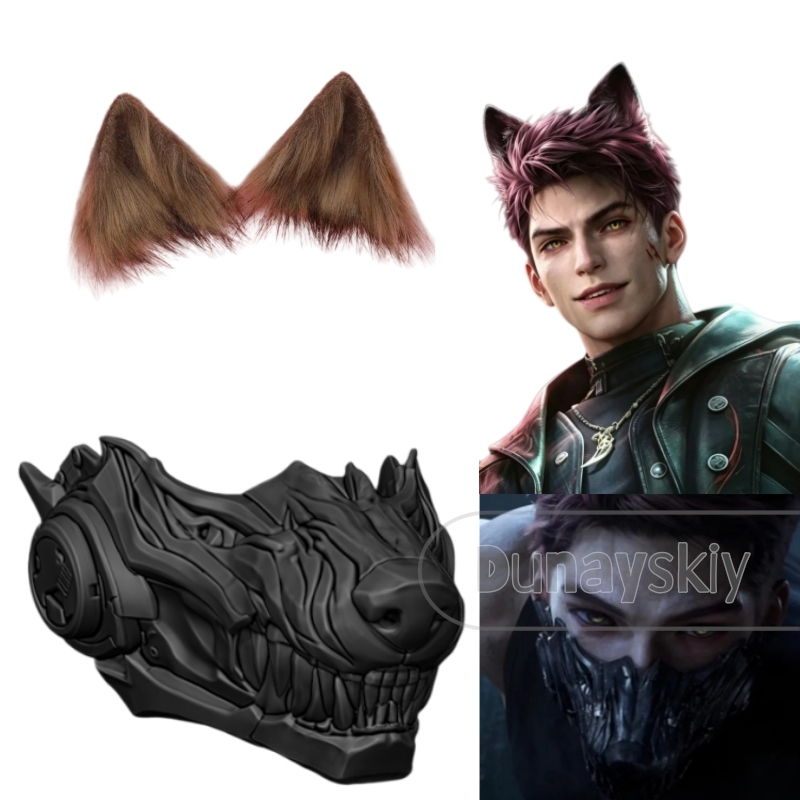 หน้ากากคอสเพลย์วาลโก วูล์ฟ จาก - Cosplay Prop 3D Print บทวิจารณ์และราคา