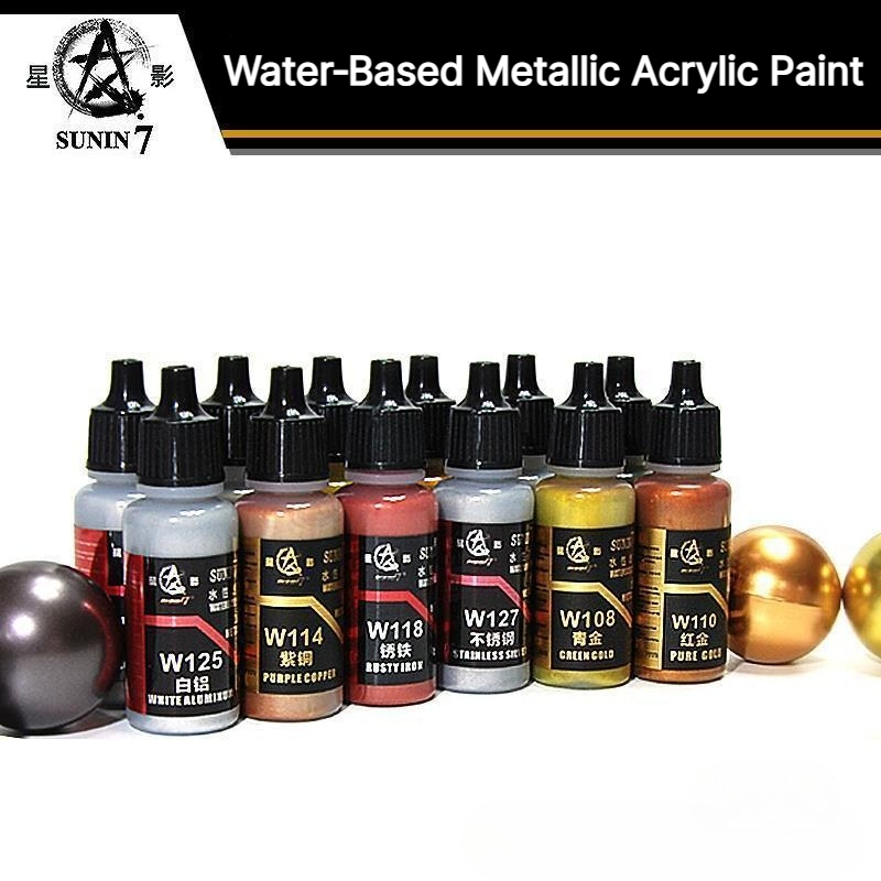 ซันิน 7 W101-124 สีอะคริลิกสูต - Metallic Spray Paint บทวิจารณ์และราคา