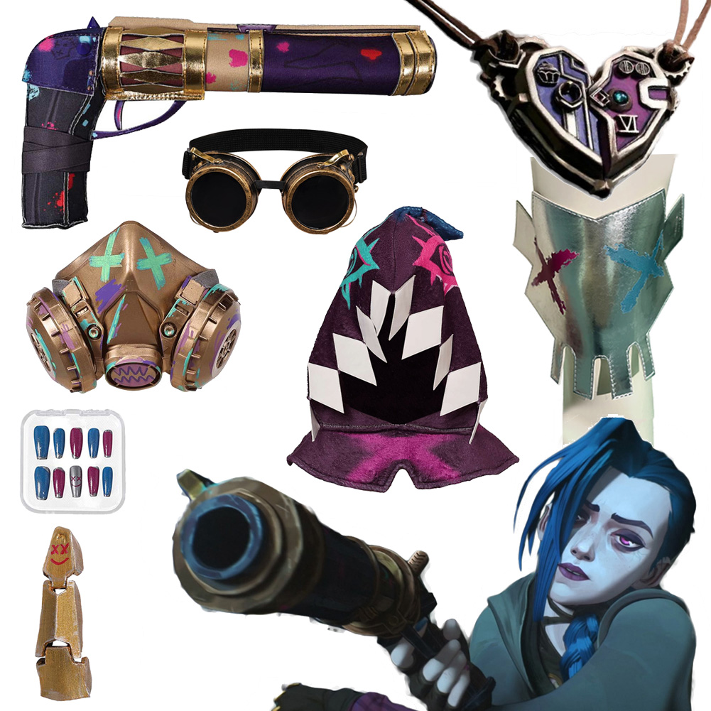 แฟนซี Arcane Jinx อาวุธปืนพกสํ - Cosplay Prop Pistol บทวิจารณ์และราคา