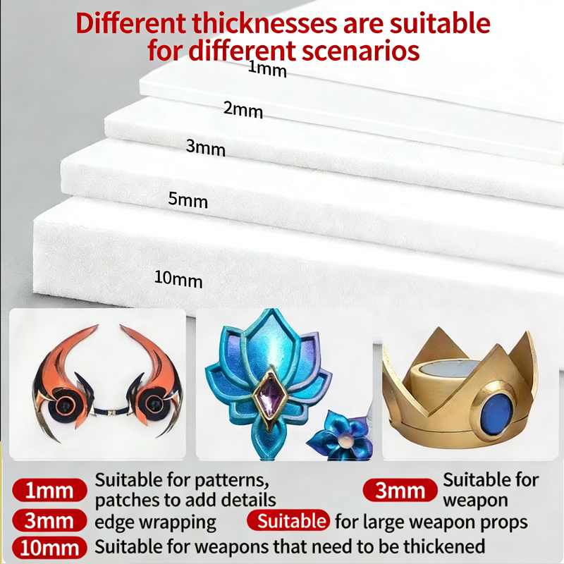แผ่นโฟม EVA สำหรับงาน DIY, อุป - Cosplay Prop Foam Board บทวิจารณ์และราคา