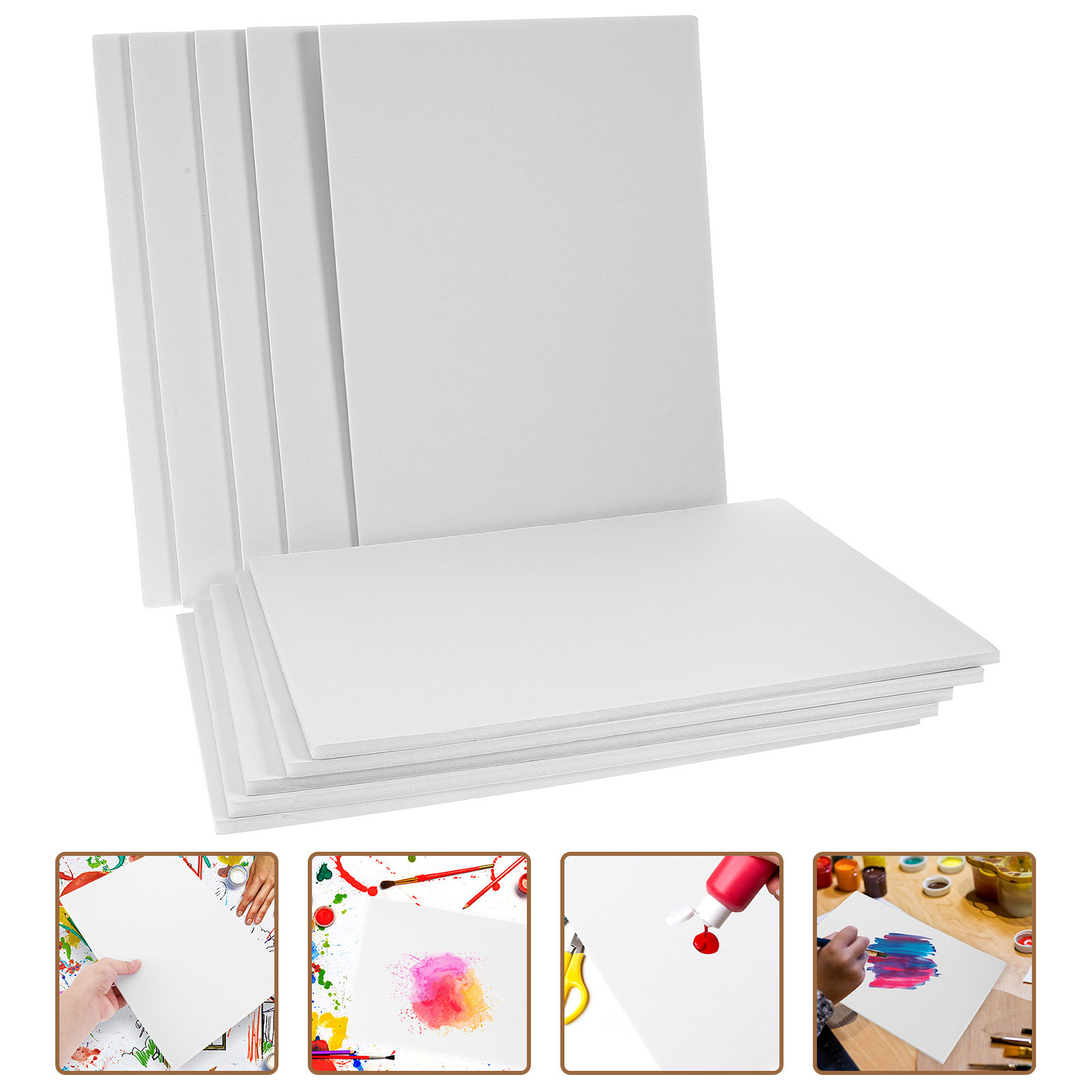 แผ่นโฟมเปล่า 10 ชิ้น แผ่นโฟมหน - Cosplay Prop Foam Board บทวิจารณ์และราคา