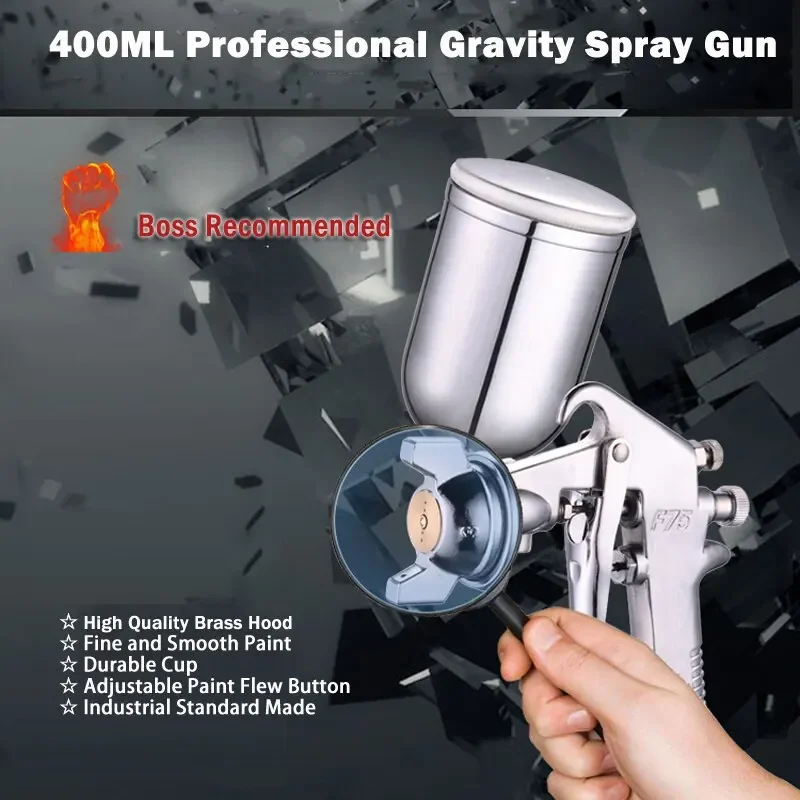 ปืนพ่นสีปรับระดับได้ F-75 พร้อ - Metallic Spray Paint บทวิจารณ์และราคา